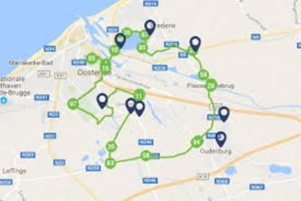 Die Huis 14-Een Oase Van Rust Tussen Polders En Kust Ostende Exteriér fotografie